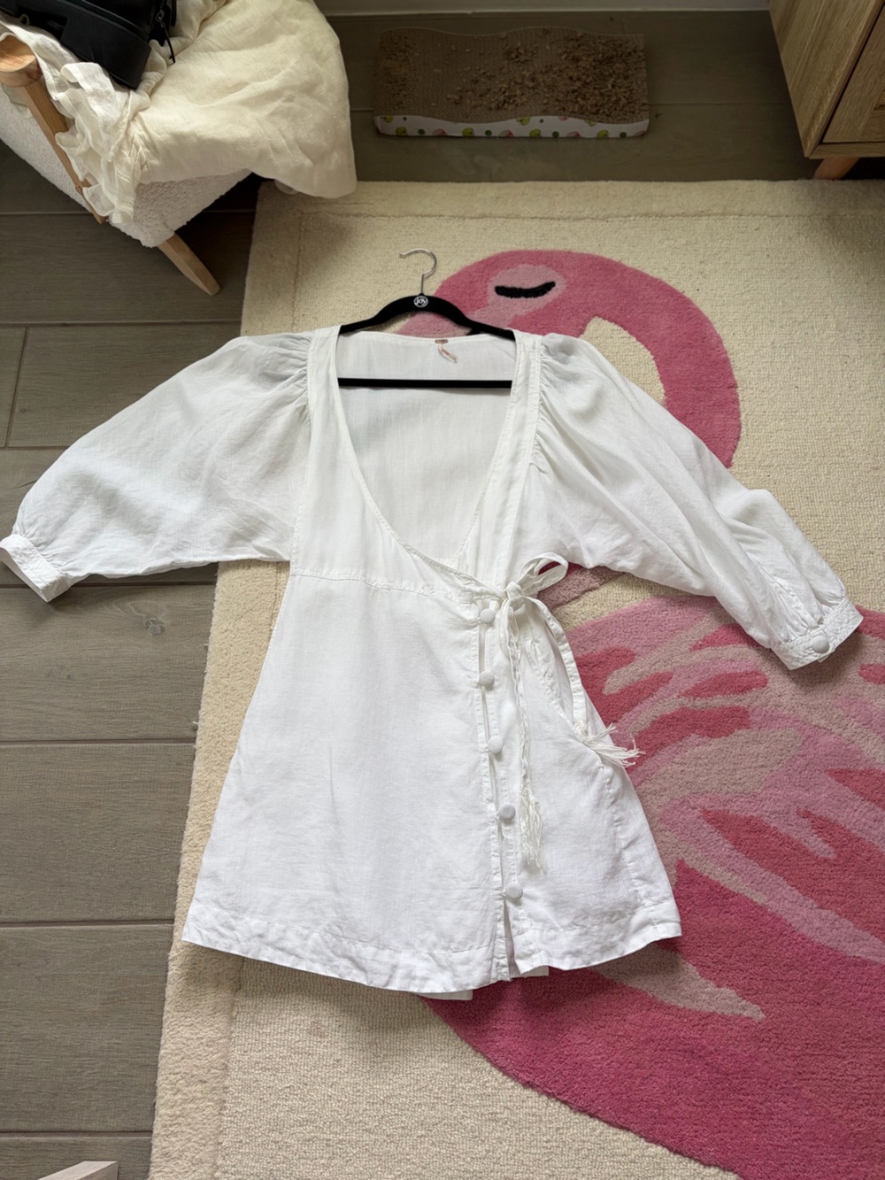 Free people Carino white linen mini dress - Picture 10 of 10